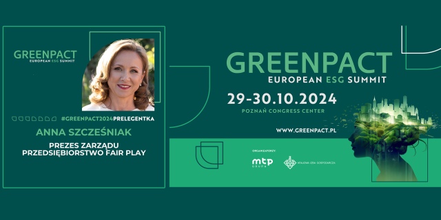 Greenpact - Prelegentka Anna Szcześniak
